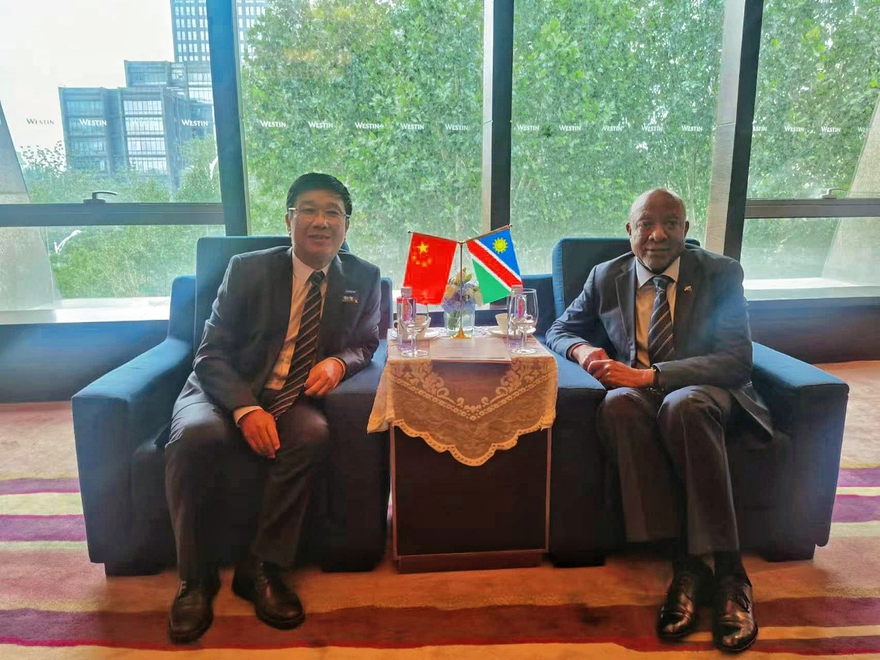 中非合作论坛期间AGgame官网资源 董事长王平卫拜会三国总统