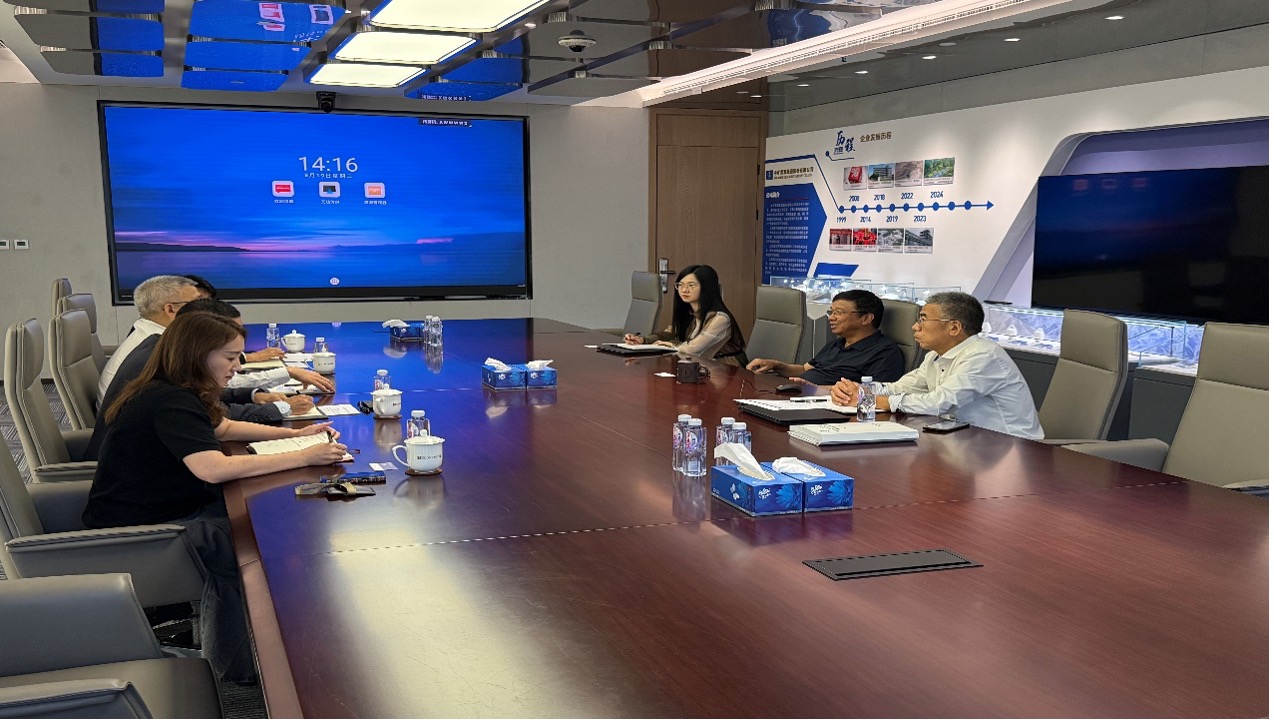中非发展基金副总裁余焯锐一行到访AGgame官网资源总部